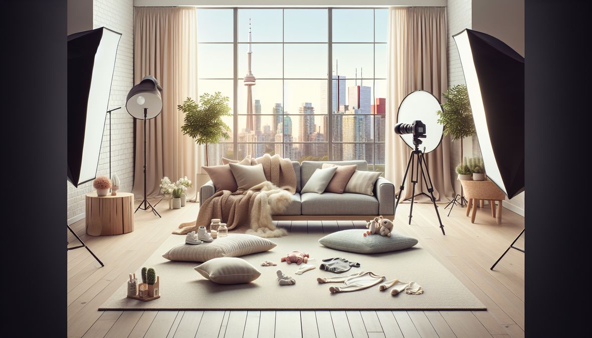 optimal time of day for newborn photoshoot in Toronto area