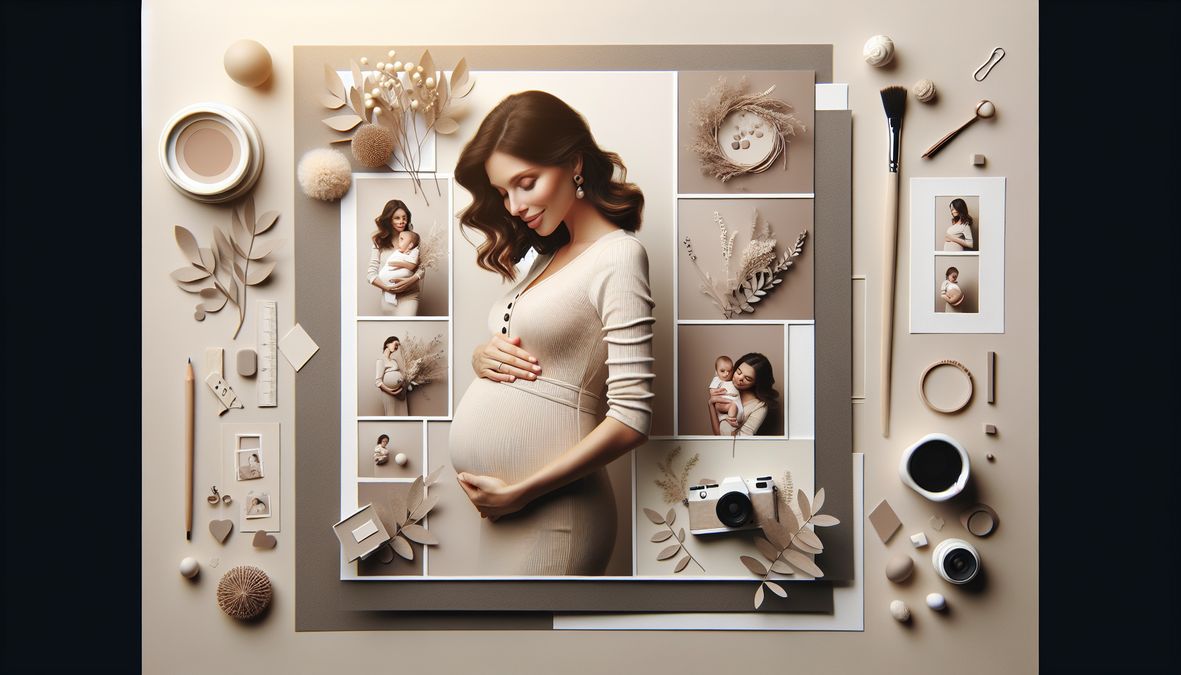 creative ways to hold maternity bump pictures