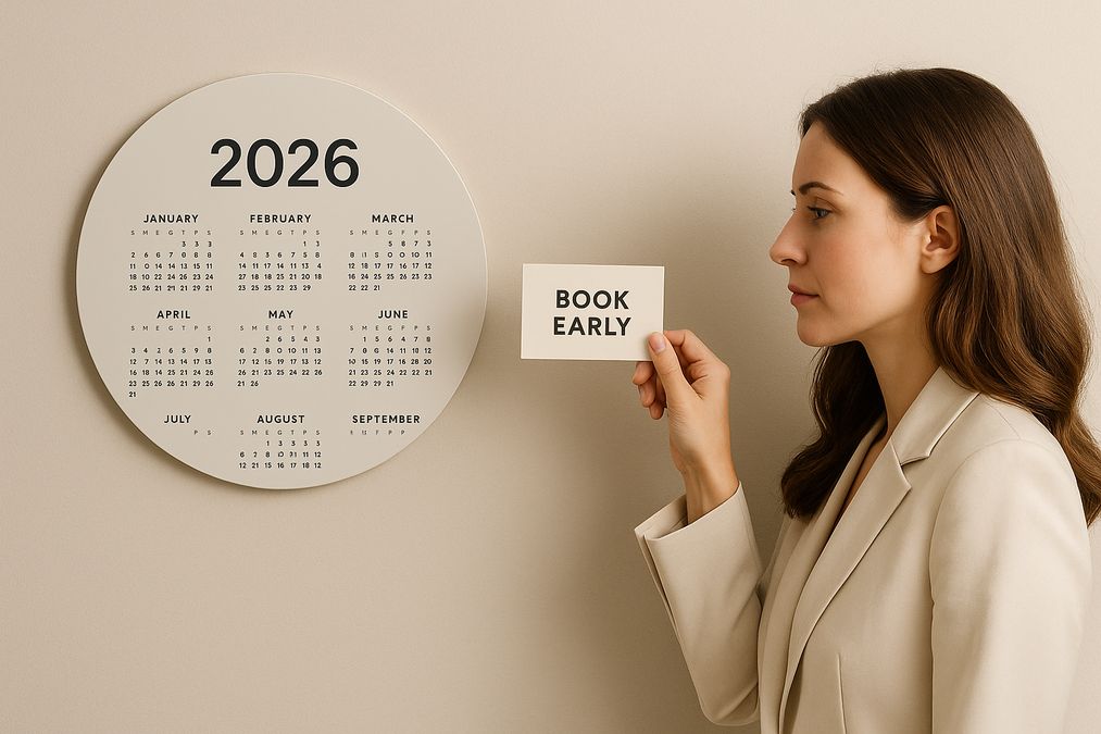 how to stop waiting and book early for 2026