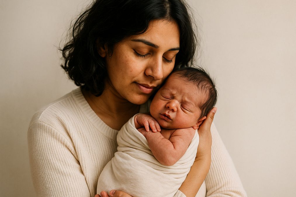 Beautifully Imperfect Newborn Photos for Toronto Families