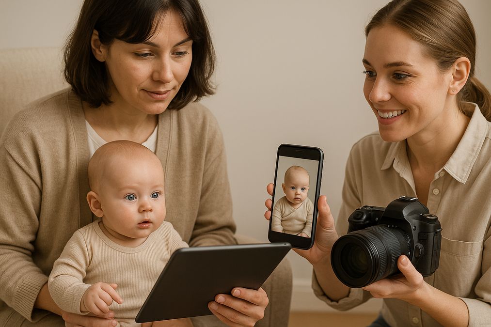 child development experts talk about baby image exposure