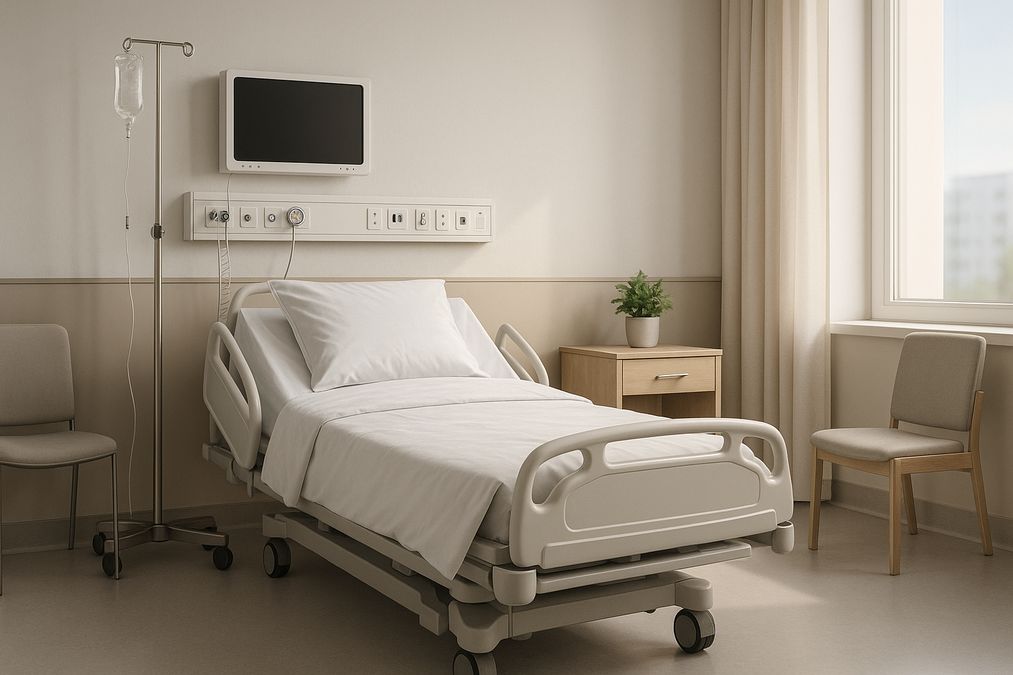 hospital room backdrop ideas for videos