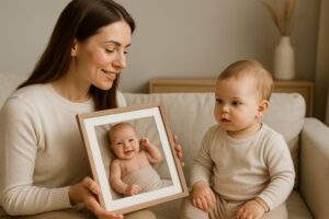 how seeing baby pictures influences child growth