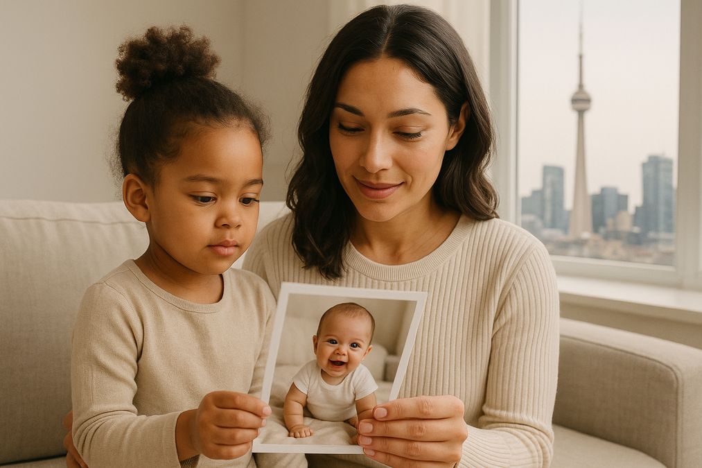 How Baby Photo Viewing Shapes Childhood Identity in Toronto
