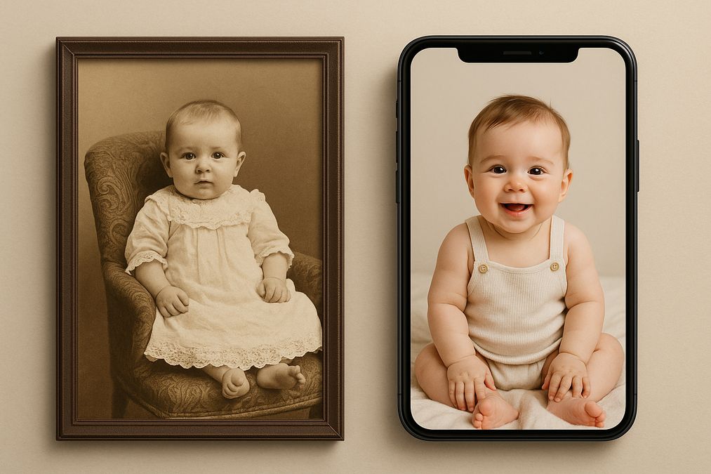 Evolution of Infant Portraits: Victorian Era to Instagram
