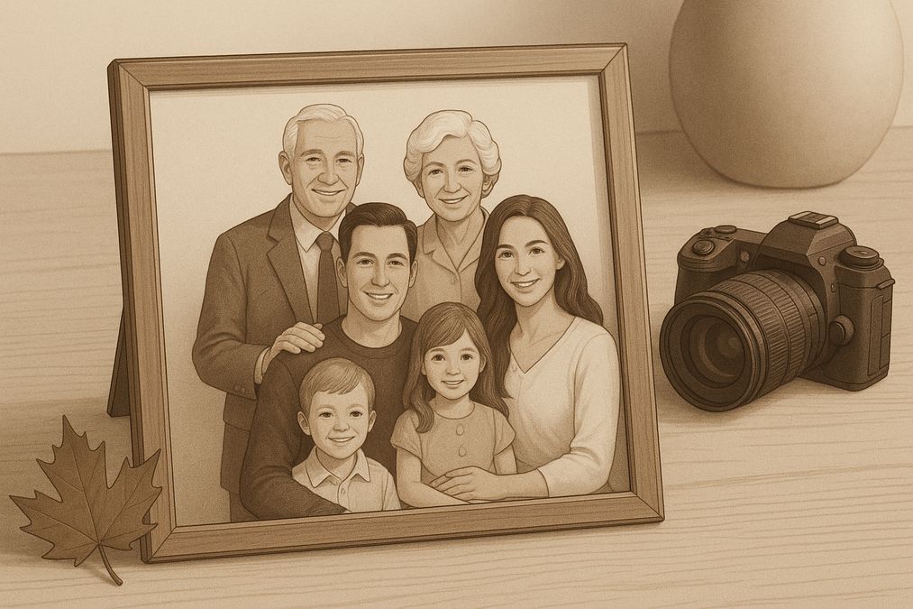 History and revival of family portraits Canada