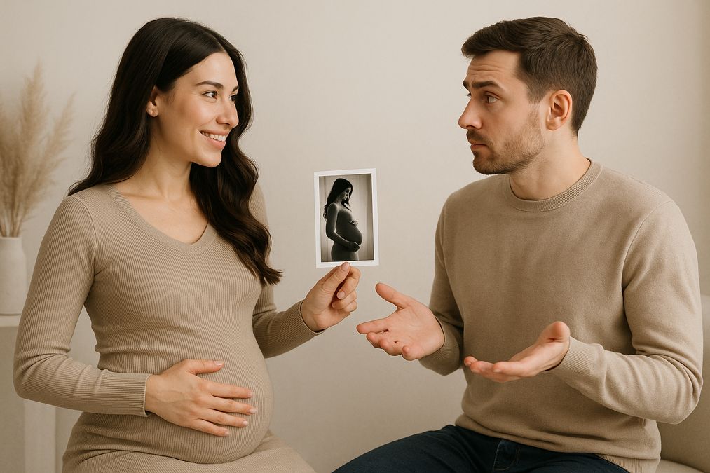 How to Convince Partner Maternity Photoshoot Toronto