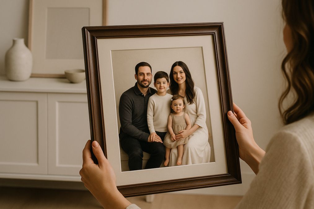 the lost art of family portraits in Toronto