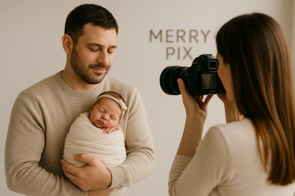 tips for dads surviving newborn photo sessions Toronto 2026