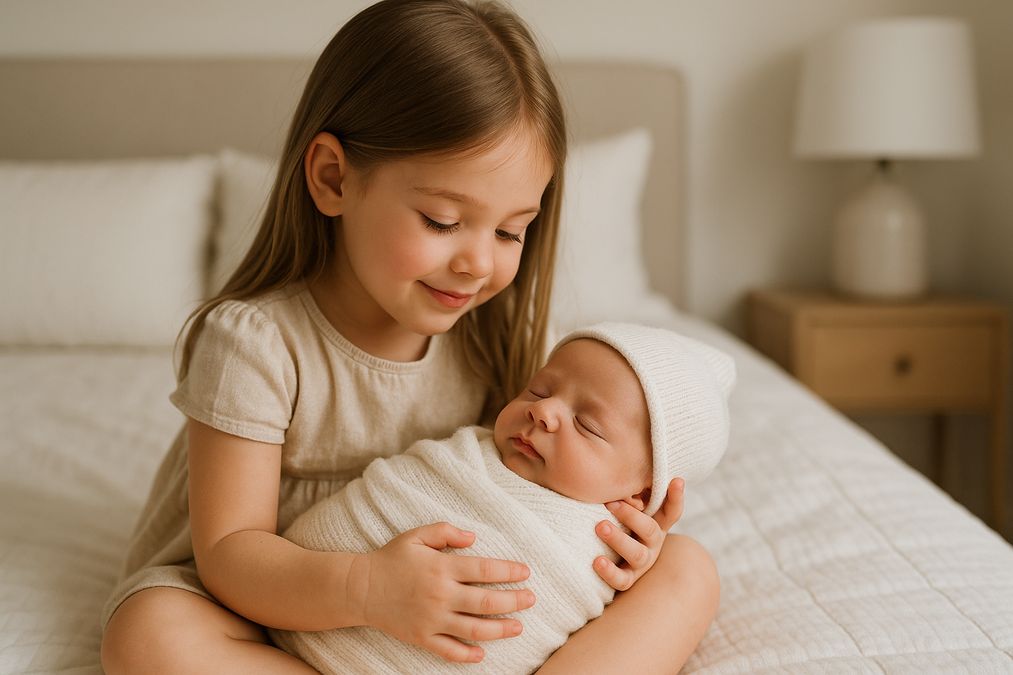 How to photograph big siblings meeting newborn in GTA (2026)